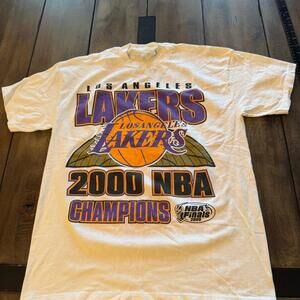 Los Angeles Lakers 2000 Nba Finals Champions Tshirt Mens M